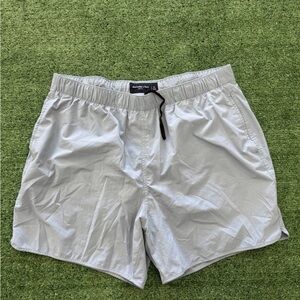 Abercrombie & Fitch Gray Stretch Shorts